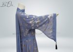 bell sleeves abaya gown