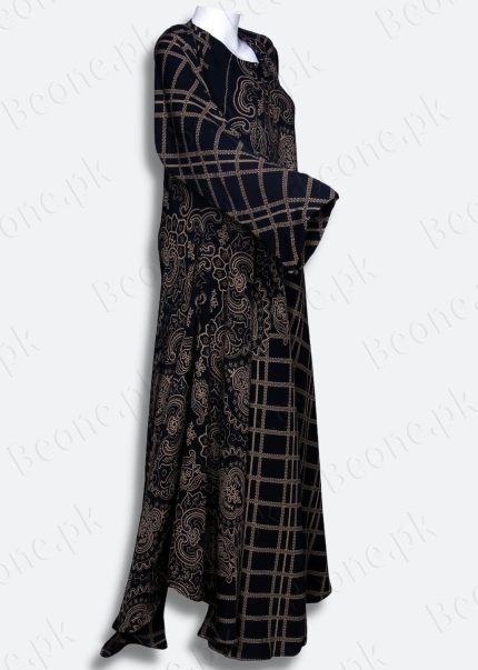 Printed abaya