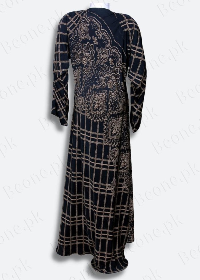 Printed abaya