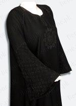 black abaya with stones