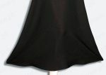 black abaya with stones and pearls