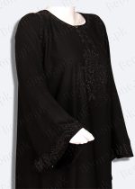 black abaya with stones