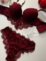 Silky Mulberry Bridal Bra Set