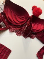 Silky Mulberry Bridal Bra Set