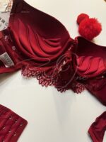 Silky Mulberry Bridal Bra Set