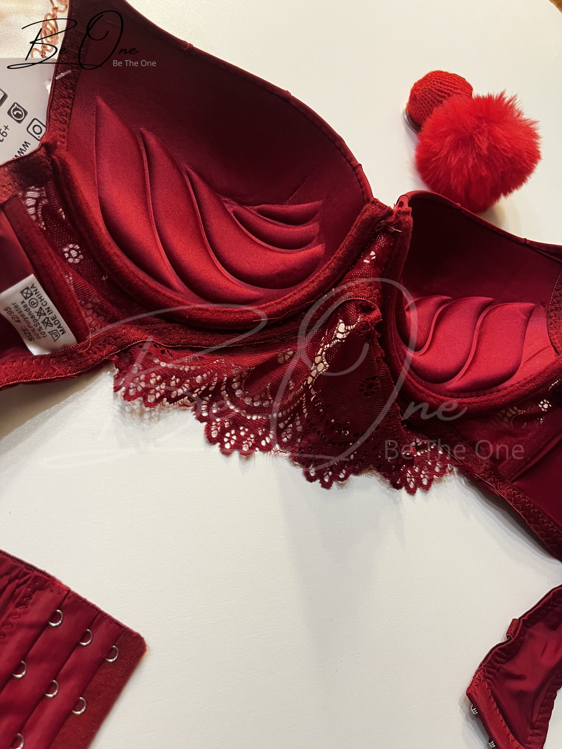 Silky Mulberry Bridal Bra Set