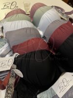 Silky Raven Charm Push Up Bra Set